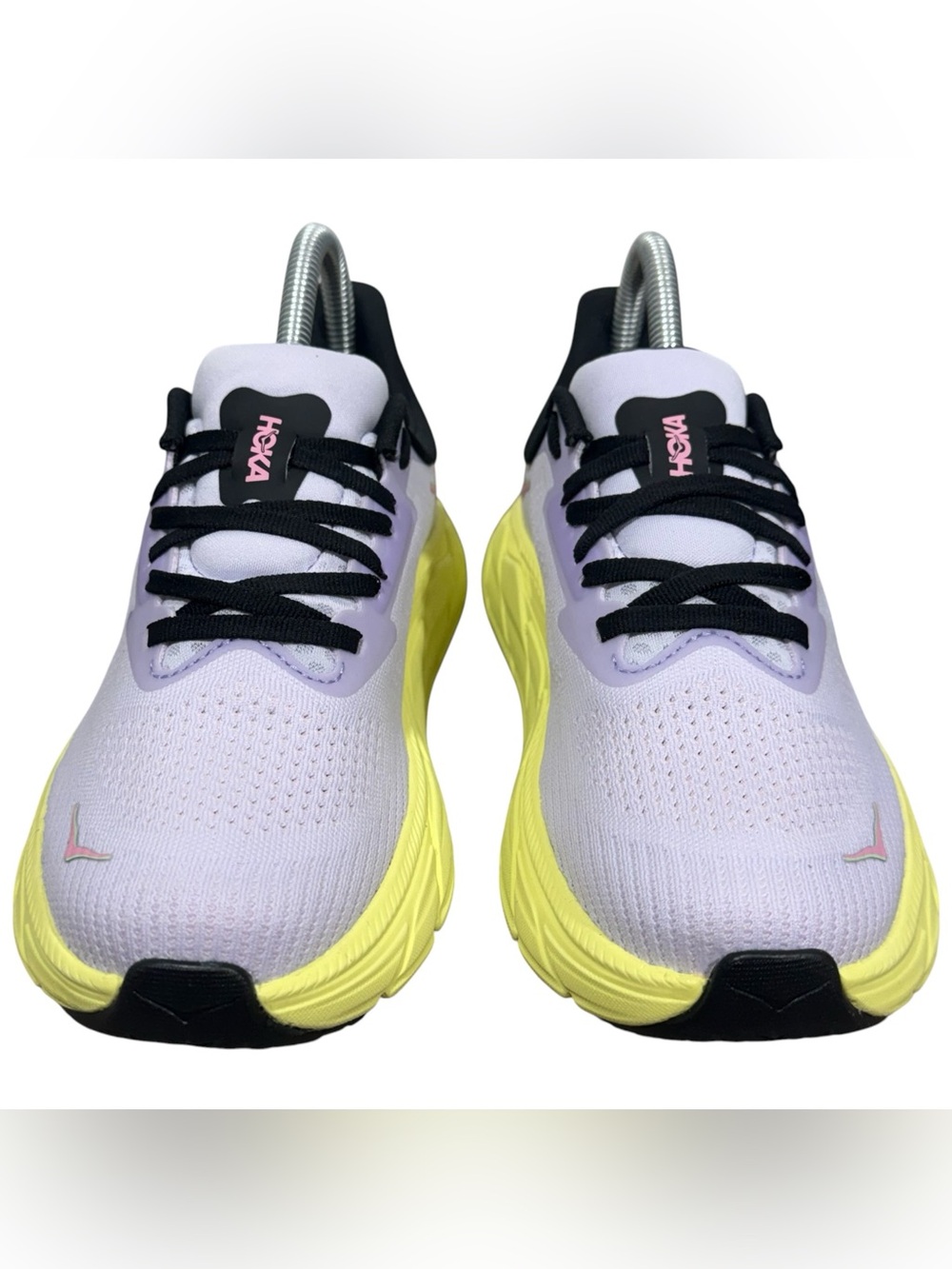 Hoka Arahi 7 Starlight Women's Size 6 B Medium Glow Yellow/Yuzu Lavender Purple - Picture 4 of 12